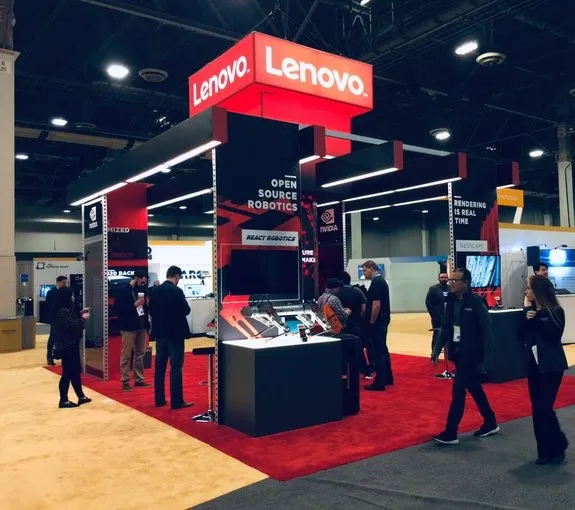 Gyro on the Lenovo stand at Autodesk University, Las Vegas