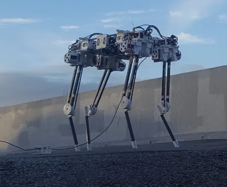 The first DogBot prototype
